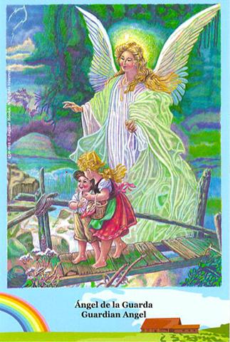 Set of Six Guardian Angel Postcards - Set de 6 Postales del Ángel de la Guarda
