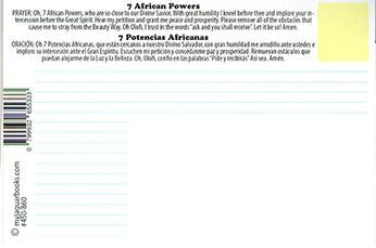 Set of Six 7 African Powers Postcards - Set de 6 Postales de las 7 Potencias