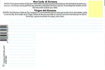 Set of Six Our Lady of Carmen Postcards - Set de 6 Postales de la Virgen del Carmen