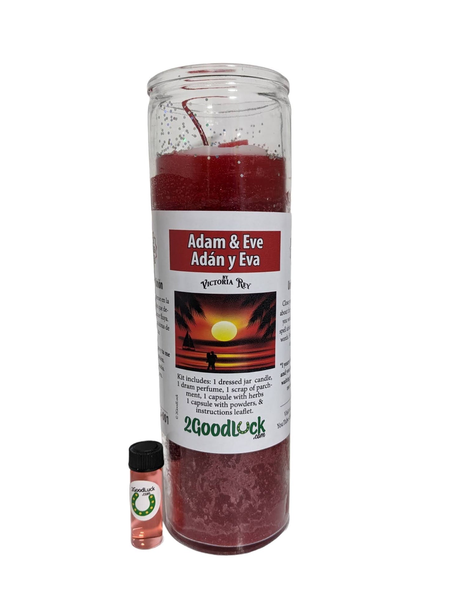 Adam & Eve Dressed Candle Kit - Adán y Eva