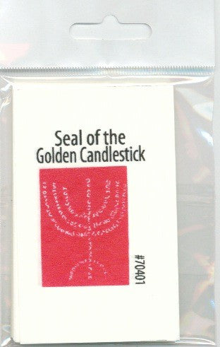 Seal of the Golden Candlestick / Sello del Candelabro Dorado - 2GoodLuck &  My Jaguar Books