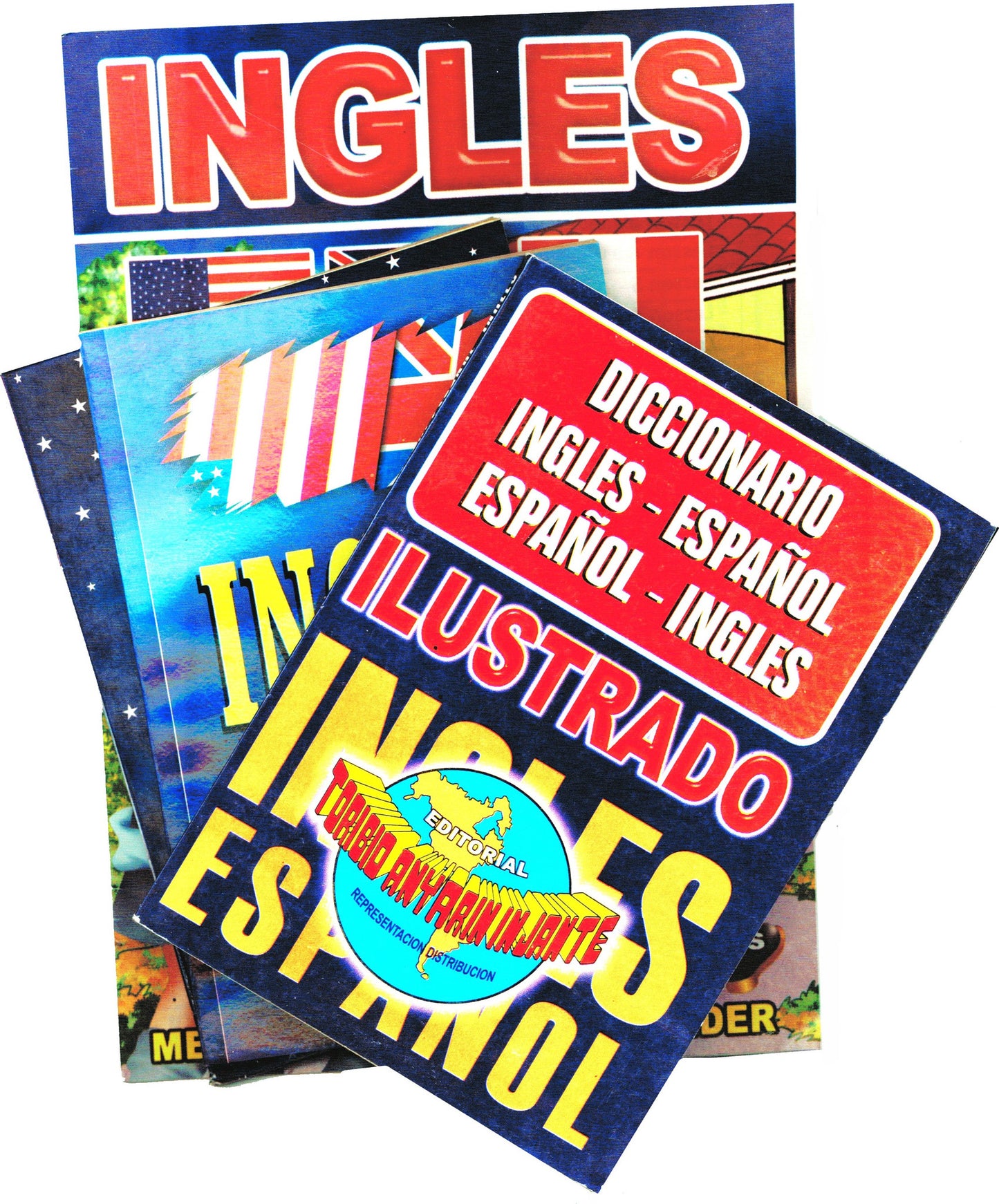 SET Libros para Aprender Inglés con Diccionario y Libro Gratis - 2GoodLuck & My Jaguar Books