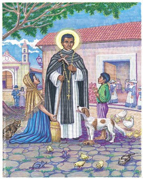 St. Martin of Porres Postcard with Prayer on the back - 2GoodLuck