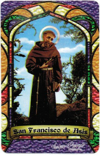 St. Francis of Asis Bilingual Prayer card - 2GoodLuck & My Jaguar Books