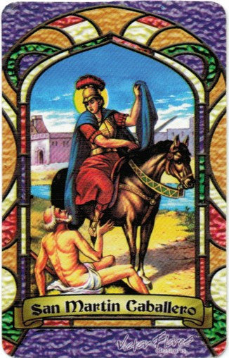 St. Martin Cavalier Prayer card / San Martín Caballero - 2GoodLuck & My Jaguar Books