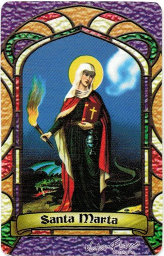 St. Marta Bilingual Prayer card - 2GoodLuck & My Jaguar Books