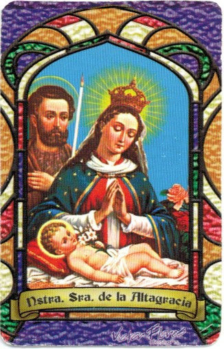 Ntra. Señora de Altagracia Prayer card (spanish only) - 2GoodLuck & My Jaguar Books