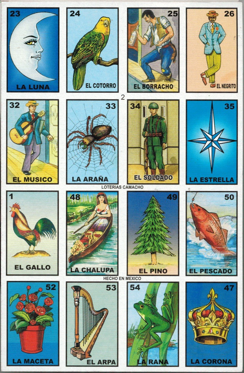 Juego de Lotería / Loteria Bingo Card Game - 2GoodLuck