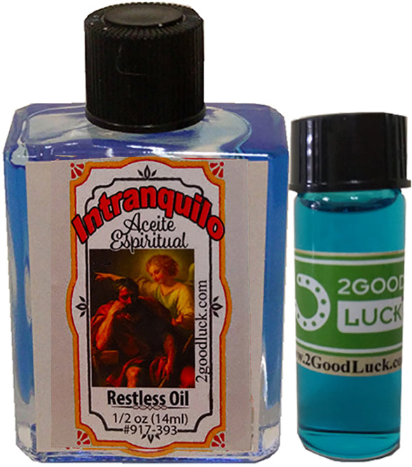 Restless Spiritual Oil  With 1 Dram Perfume Set / Aceite Espiritual Intranquilo