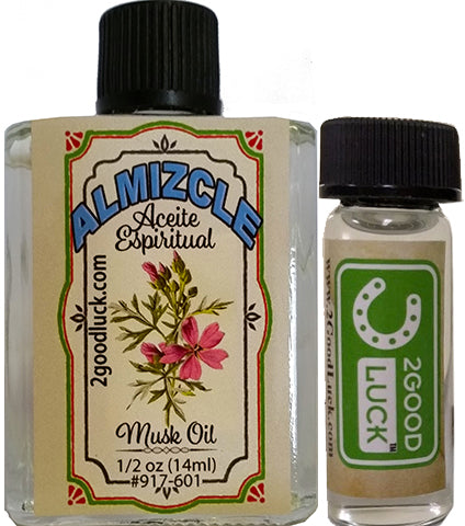 Musk, Spiritual Oil With 1 Dram Perfume Set  / Aceite Espiritual Almizcle