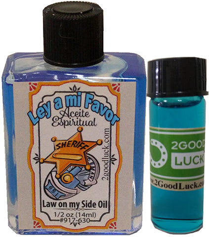 Law on my Side Spiritual Oil  With 1 Dram Perfume Set  / Aceite Ley a mi Favor