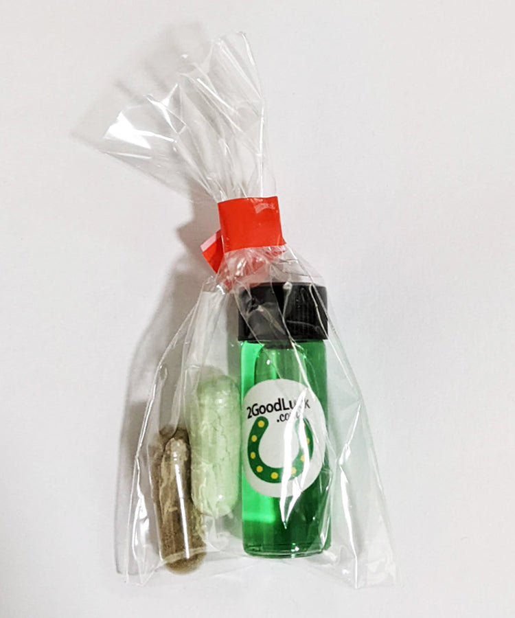 Good Luck and Protection Dressed Candle Kit - Buena Suerte y Proteccion